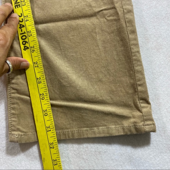 Old Navy Pants Women’s 8 Corduroy Pants light brown Flare boot Cut zip pockets - Picture 5 of 10